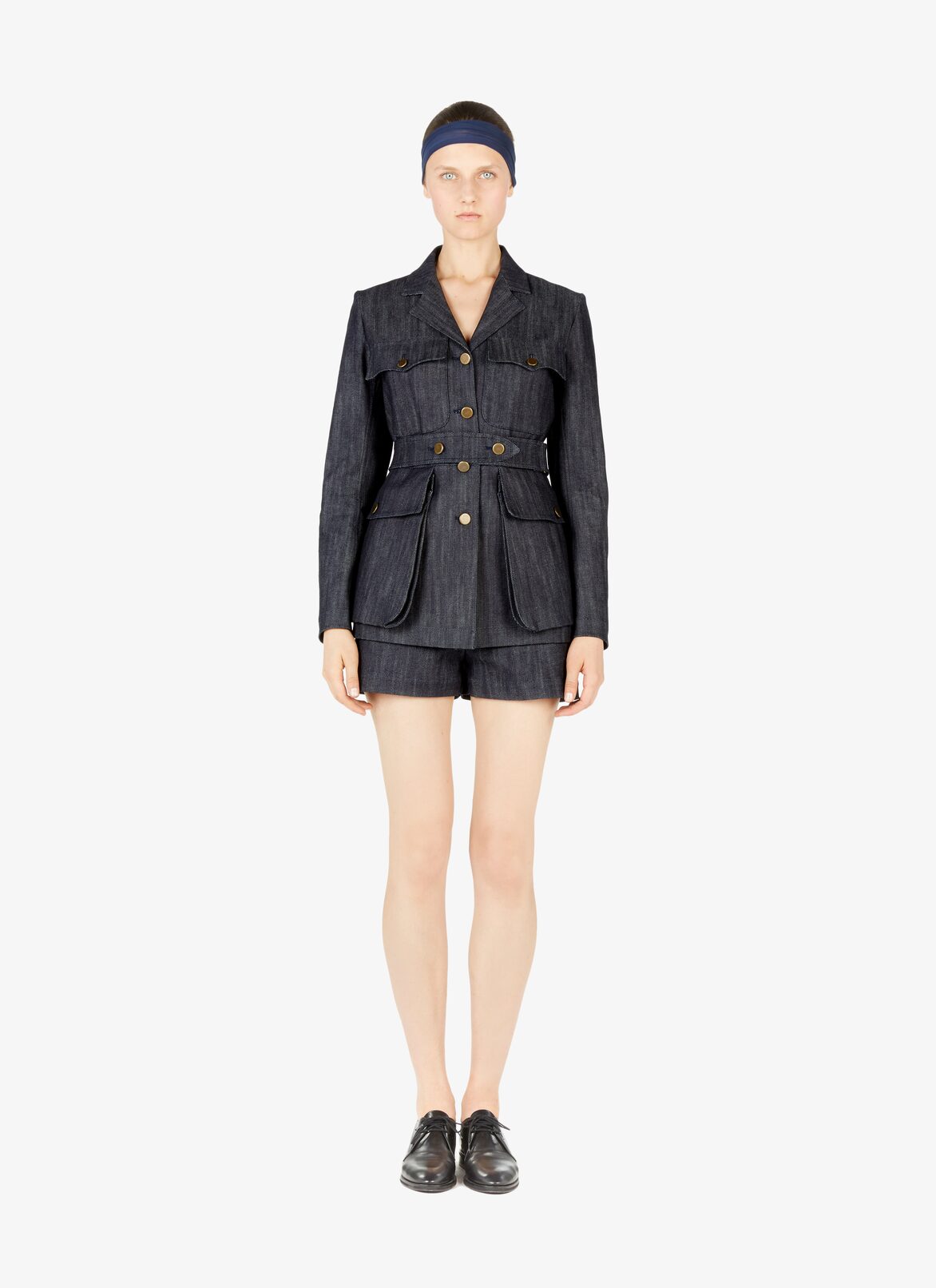Alaïa Edition 1990 Denim Safari Jacket
 ALAÏA MARINE ALAÏA EDITION 1990 DENIM SAFARI JACKET